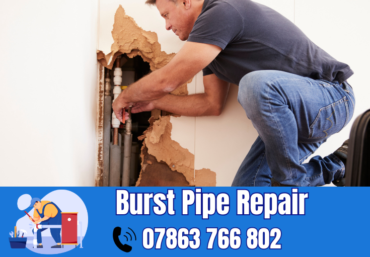 burst pipe repair Hale